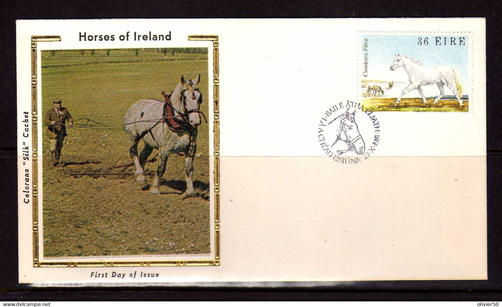 Irlande - 1981 - FDC - 36 C. Horse - - Lettres & Documents