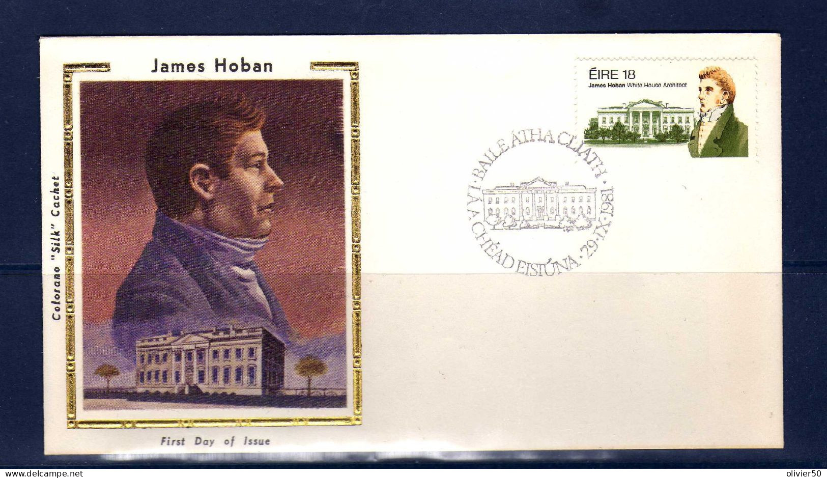 Irlande - 1981 - FDC -  18 C. James Hoban - Covers & Documents
