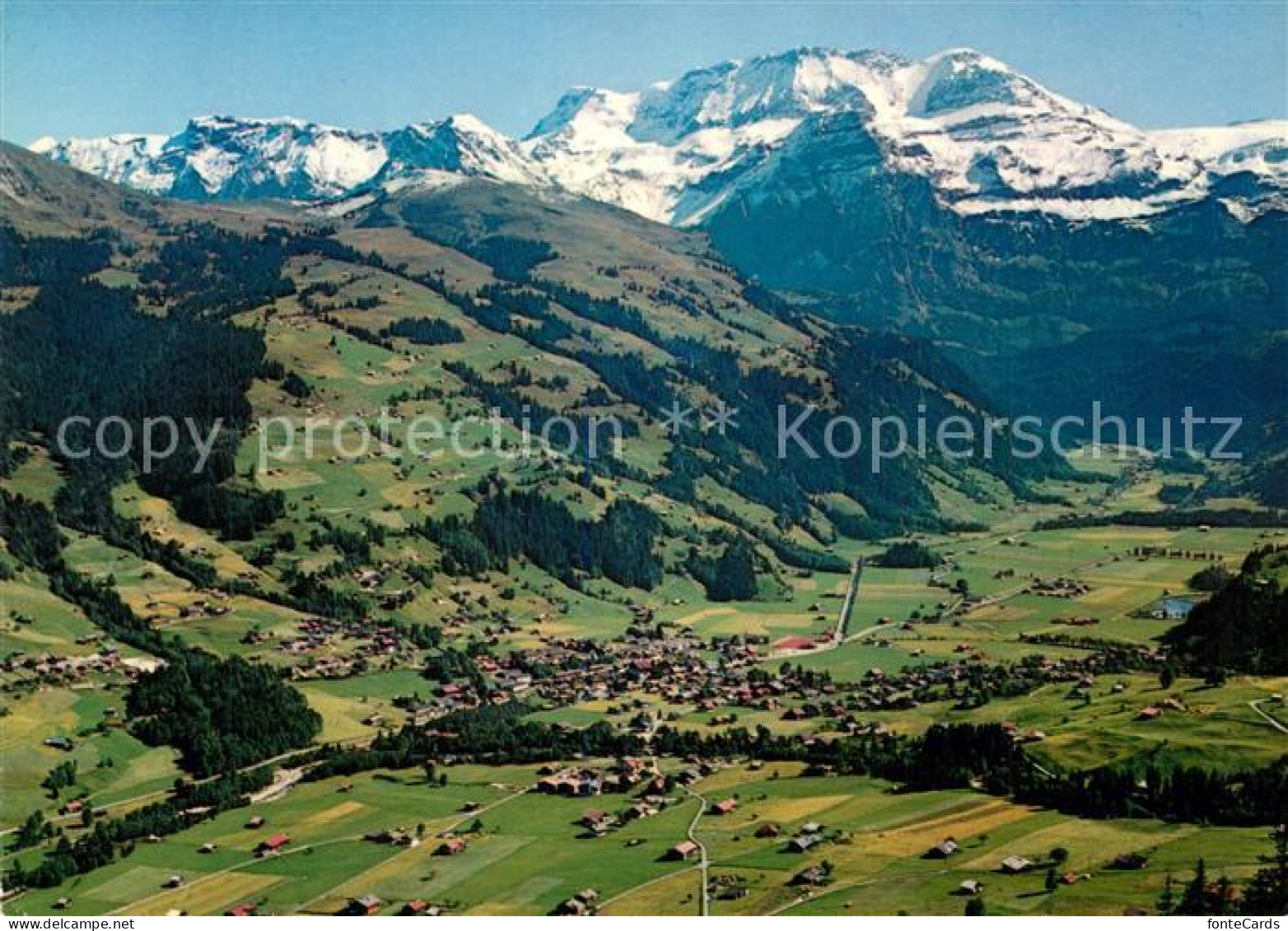 13601736 Lenk Simmental Fliegeraufnahme Mit Wildstrubel Lenk Simmental - Altri & Non Classificati