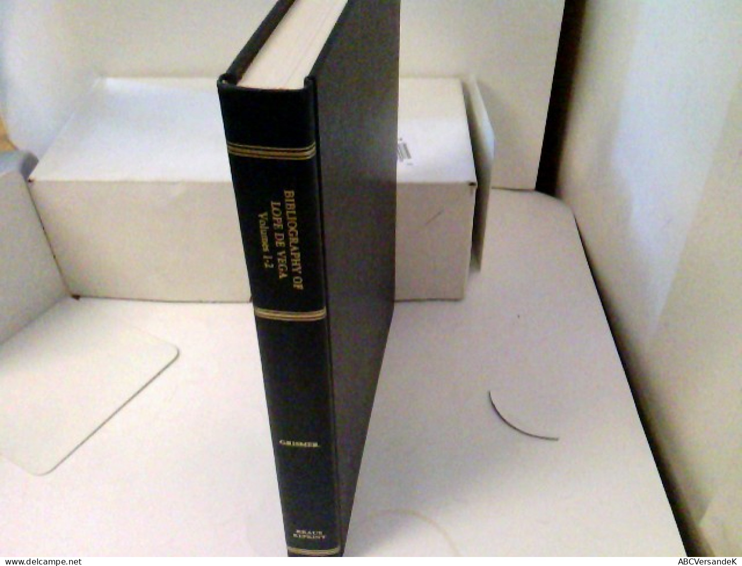 Bibliography Of Lope De Vega Volumes 1-2. REPRINT 1977 - Andere & Zonder Classificatie