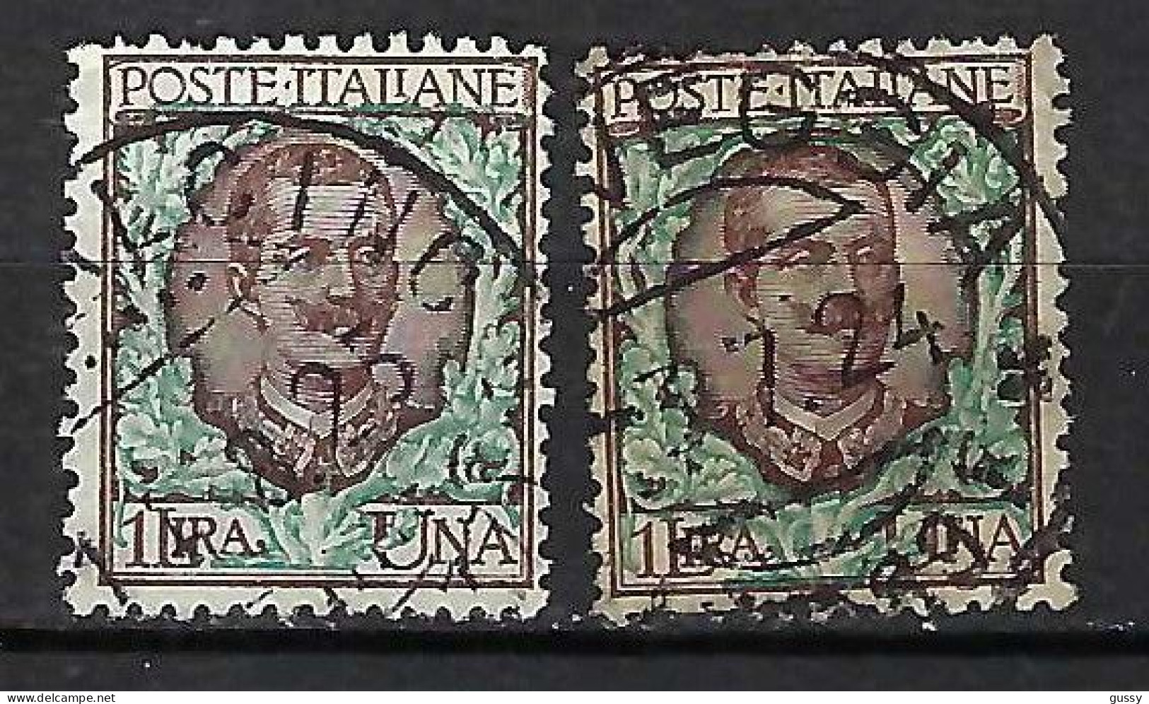 ITALIE Ca. 1901: 2x Le YT 73 Obl., 2 Nuances - Used