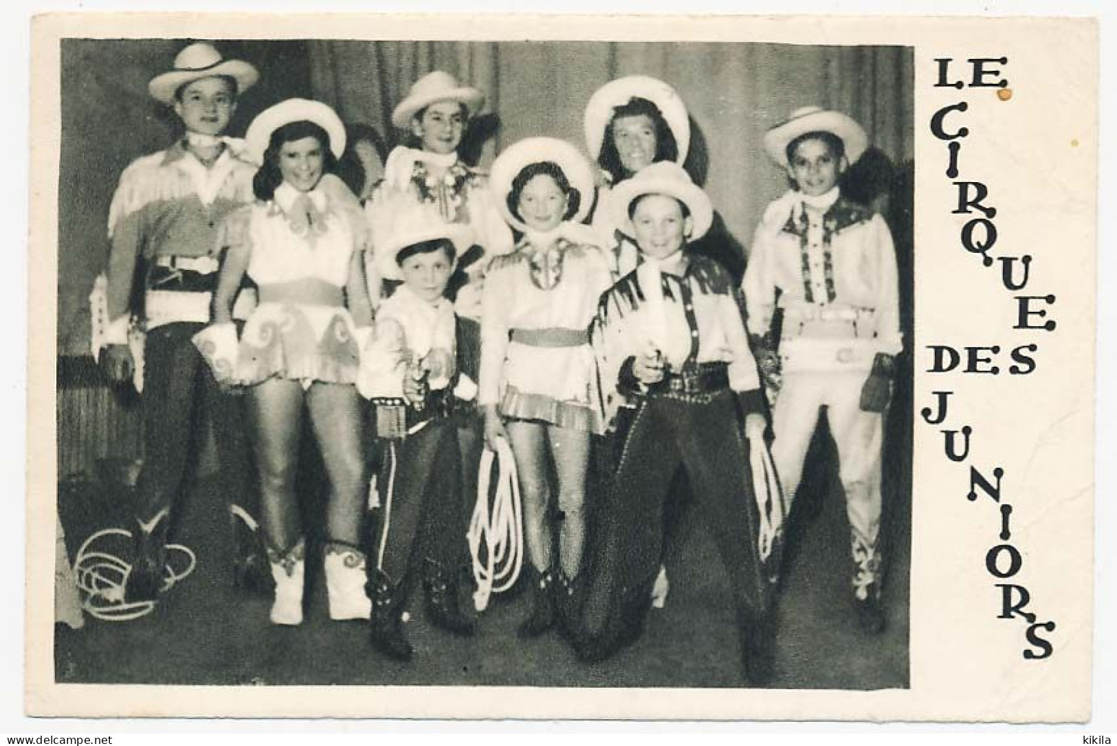 CPSM 9 X 14 Le Cirque Des Juniors Enfants Cow Boys - Circo