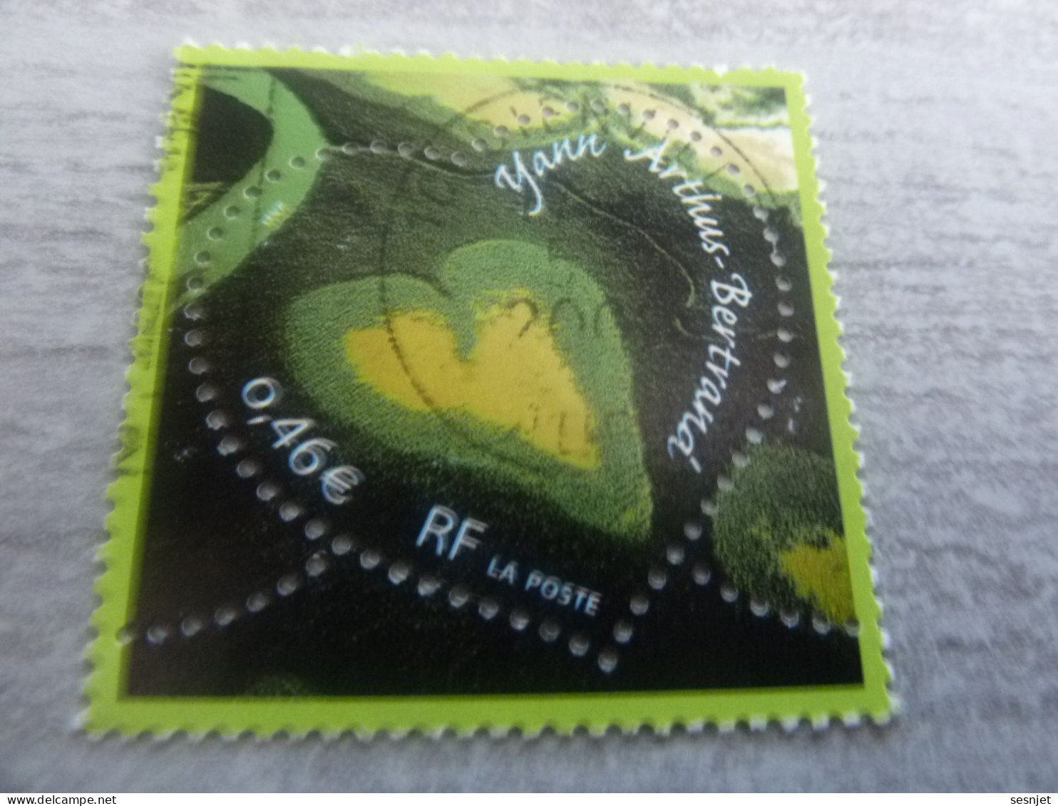 Saint-Valentin - Coeur - Yann Arthus-Bertrand - 0.46 € - Yt 3459 - Multicolore - Oblitéré - Année 2002 - - Used Stamps