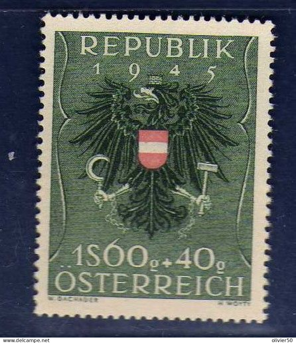 Autriche - 1949 -  1 S. 60 - Armoiries De 1945 - Neuf** - MNH - Neufs
