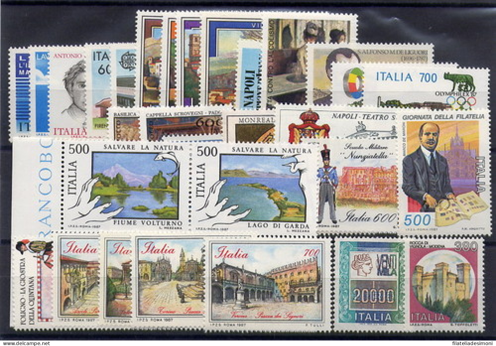 1980-1989 Italia Repubblica, Annate Complete OFFERTA SPECIALE, francobolli nuovi - MNH**