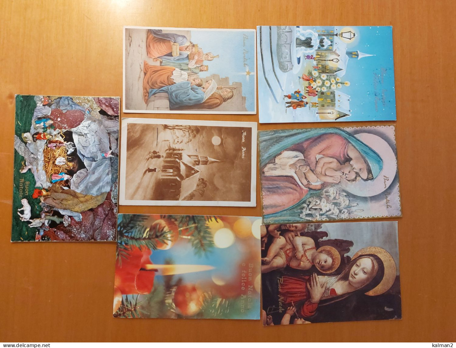 TEM20729 - 13 Cartoline Illustrate Di "buon Natale-buon Anno" Tutte Viaggiate - Autres & Non Classés