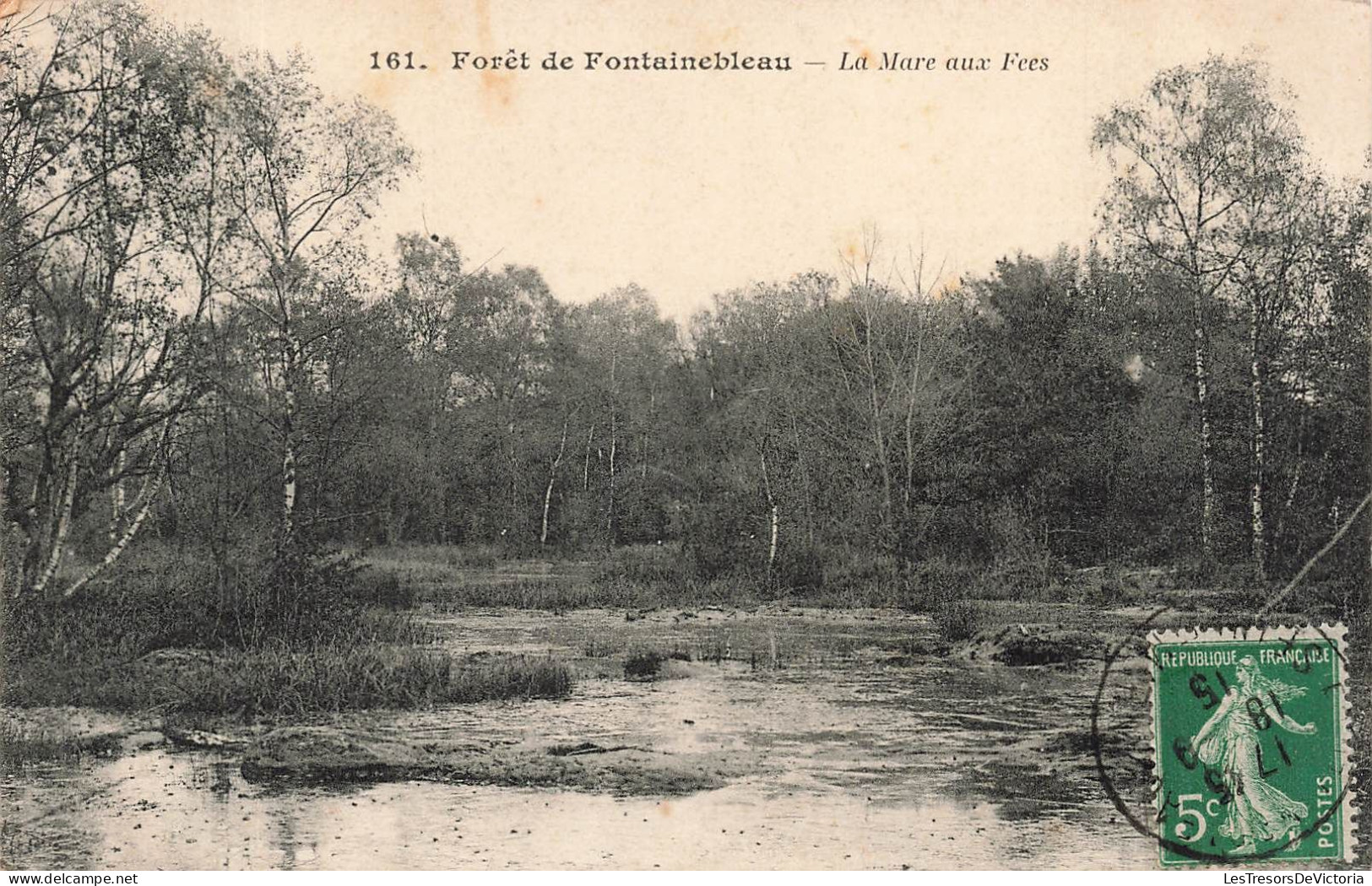 FRANCE - Fontainebleau - Forêt De Fontainebleau - La Mare Aux Fées -  Carte Postale Ancienne - Fontainebleau