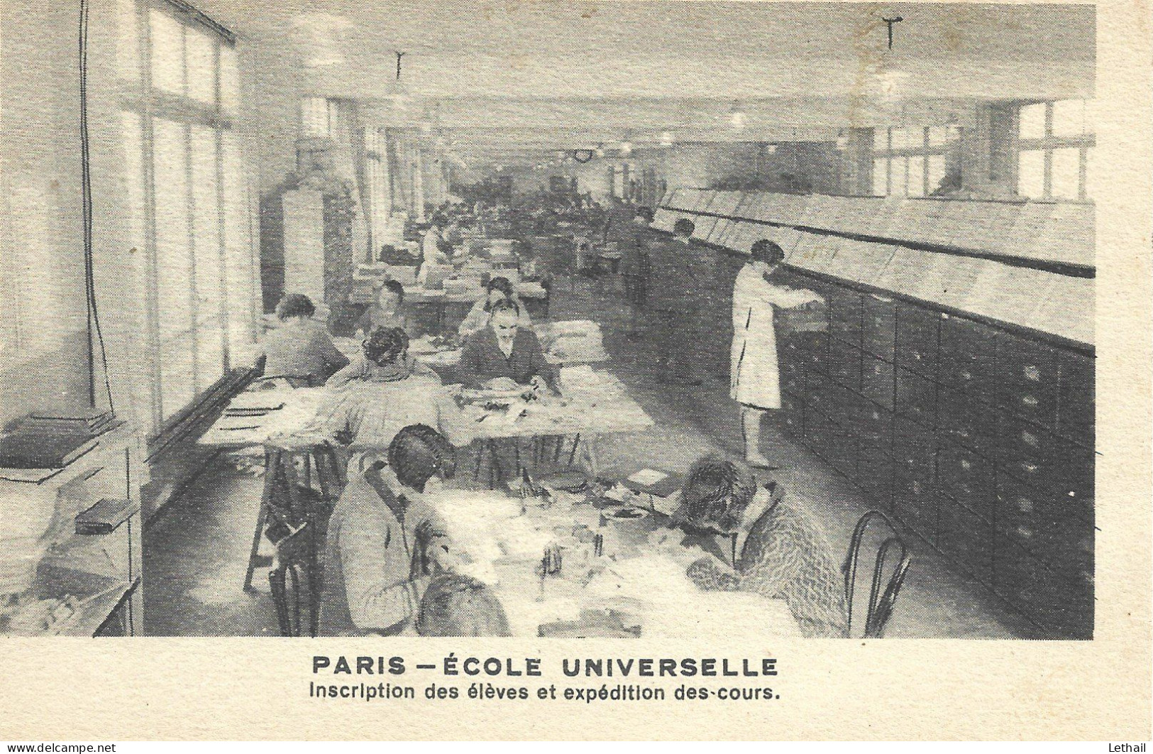 Ref (  20606  )  Paris - Ecole Universelle - Education, Schools And Universities