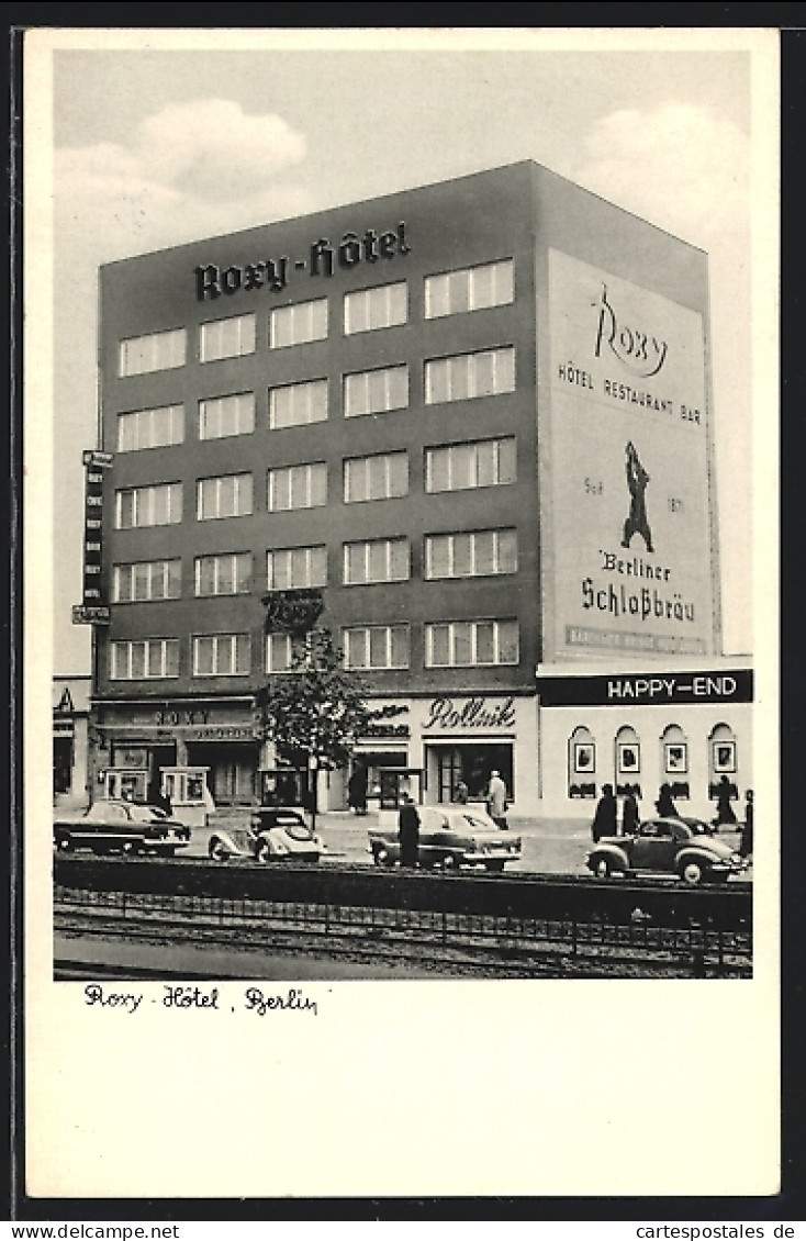 AK Berlin-Charlottenburg, Roxy-Hotel V. Friedrich Zimmermann, Kurfürstendamm 34  - Charlottenburg