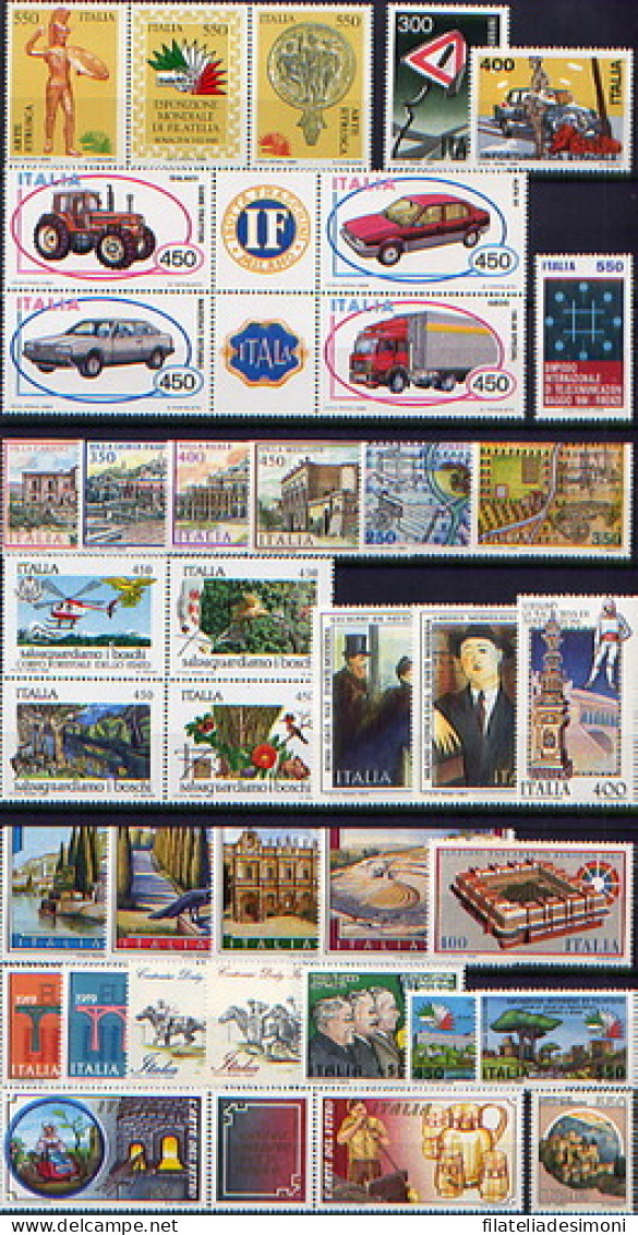 1980-1989 Italia Repubblica, Annate Complete OFFERTA SPECIALE, francobolli nuovi - MNH**