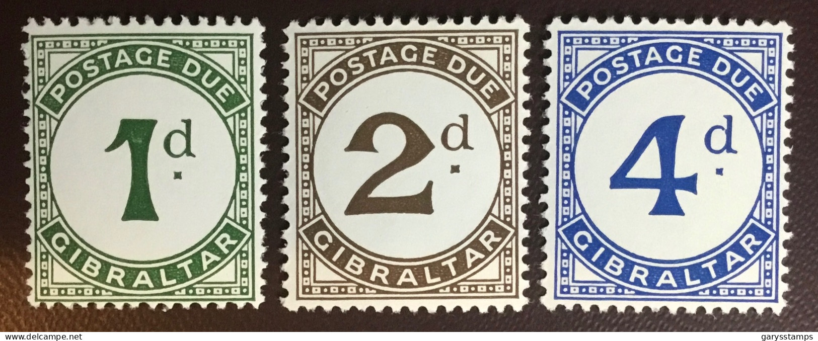 Gibraltar 1956 Postage Due Set MNH - Gibilterra