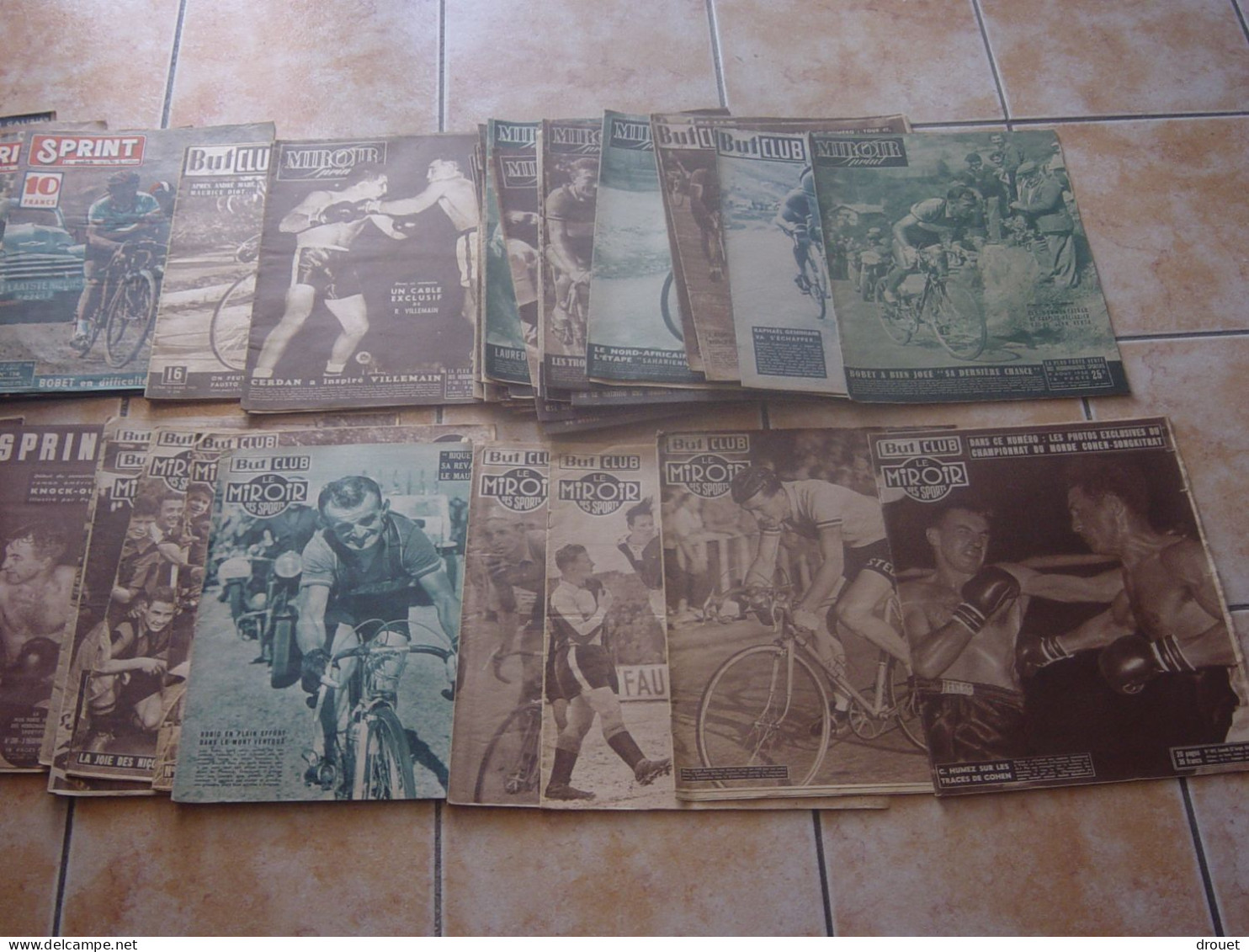 CYCLISME - BUT ET CLUB - MIROIR SPRINT - LE MIROIR DES SPORTS - LOT DE 57 NUMEROS  ETC - Sport