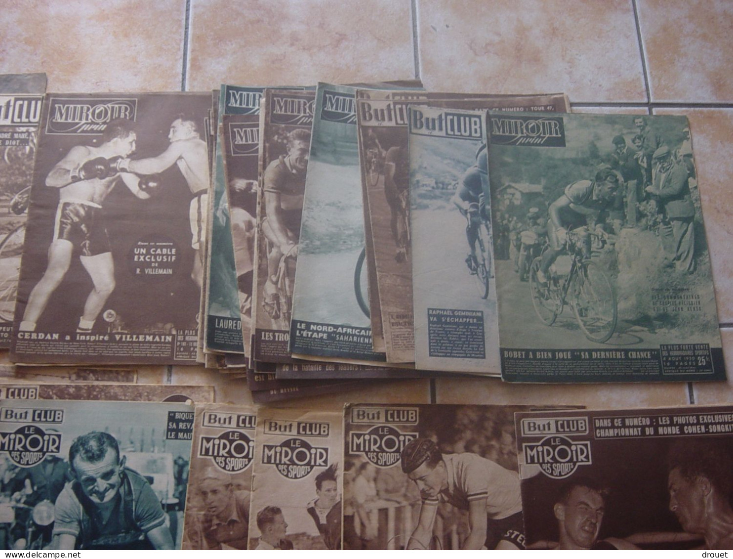 CYCLISME - BUT ET CLUB - MIROIR SPRINT - LE MIROIR DES SPORTS - LOT DE 57 NUMEROS  ETC - Sport