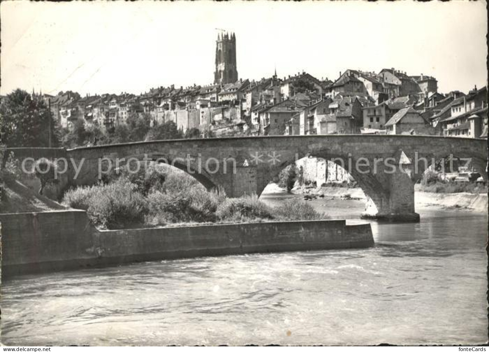 11646410 Fribourg FR Pont Des Tisserands Fribourg - Andere & Zonder Classificatie