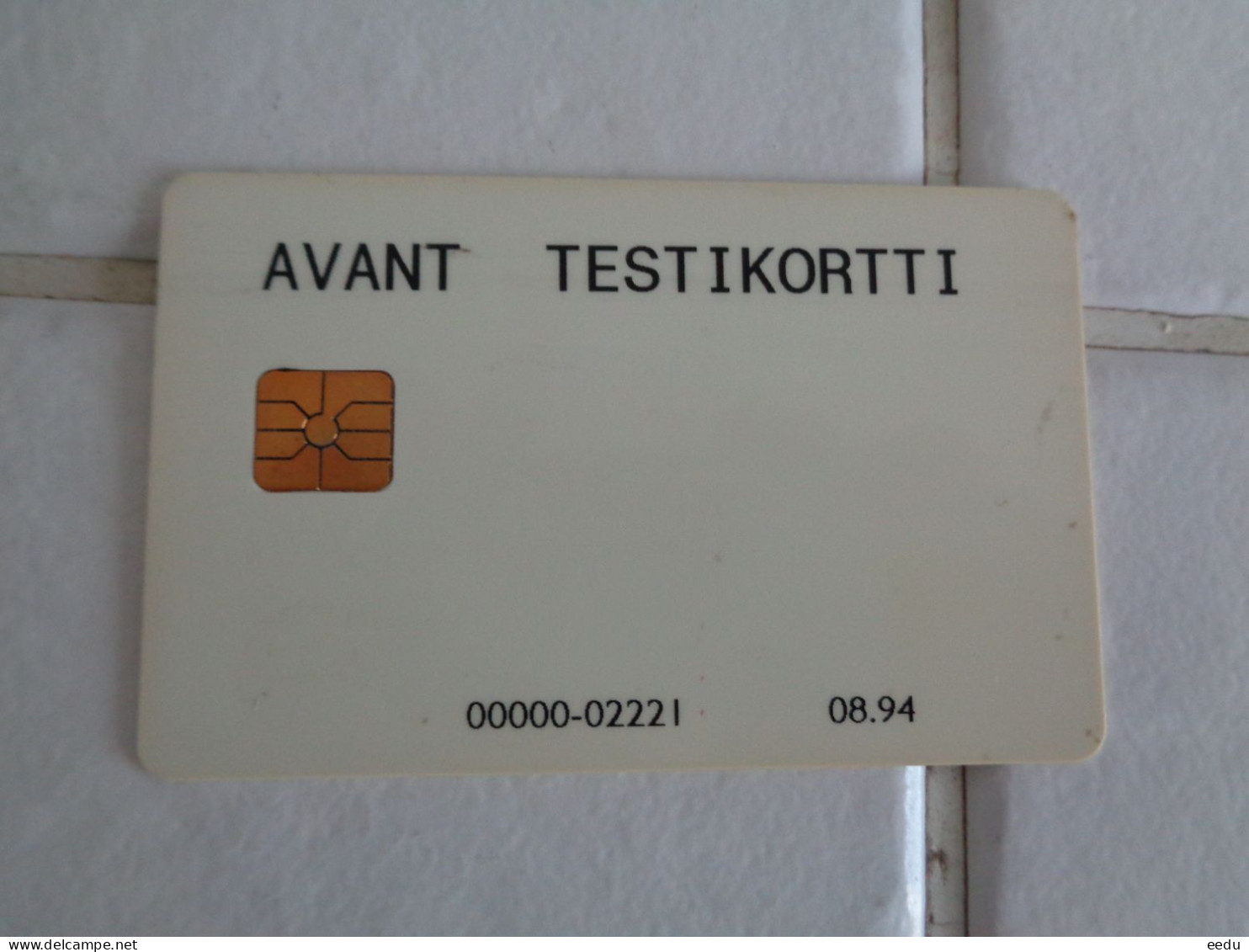Finland Phonecard Avant Test Card ( AVA-0c ) - Finland