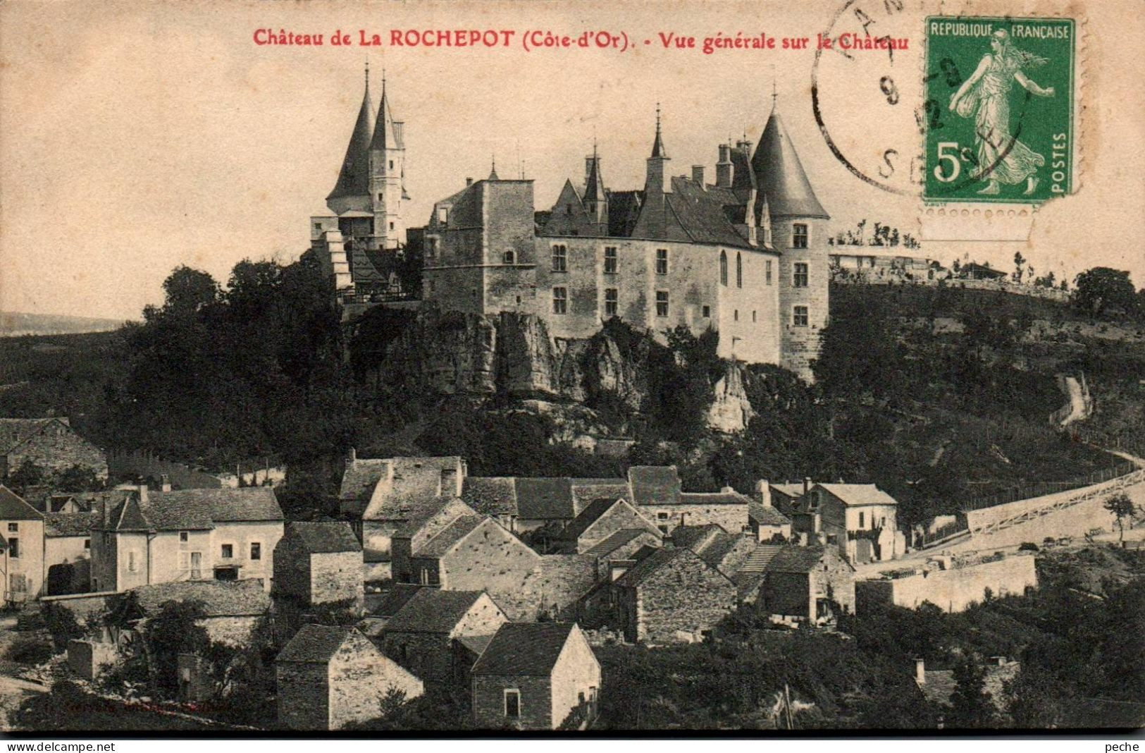 N°2240 W -cpa Château De La Rochepot - Schlösser