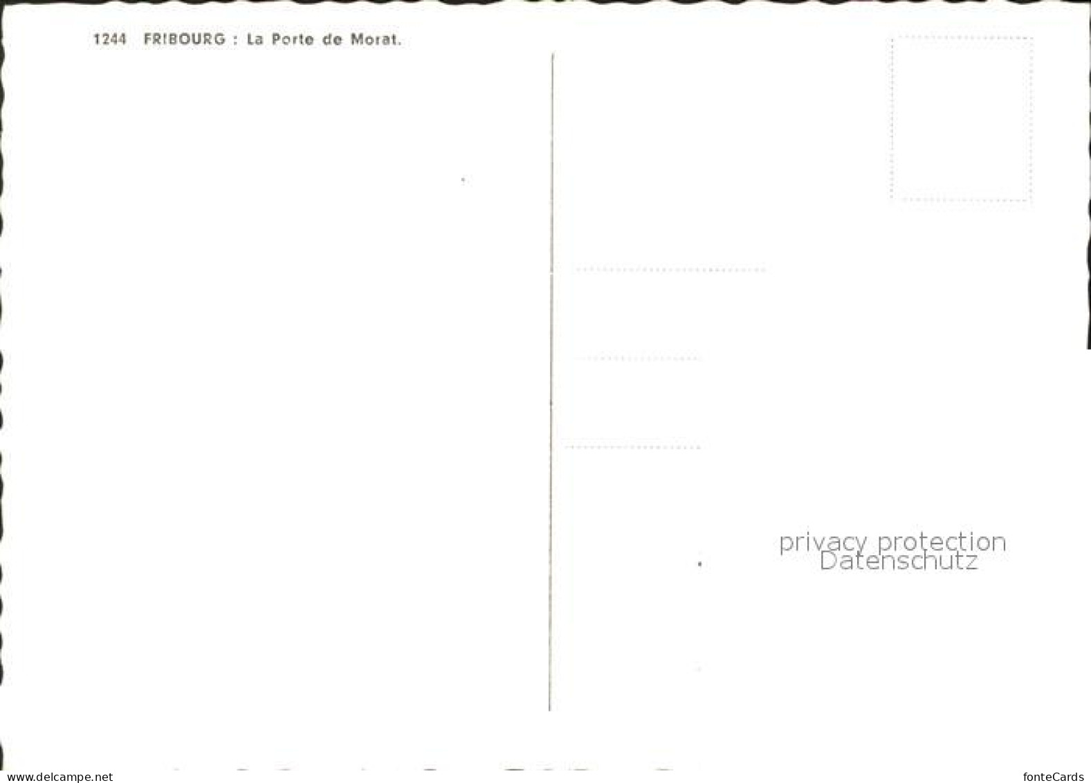 11646399 Fribourg FR La Porte De Morat Fribourg - Andere & Zonder Classificatie