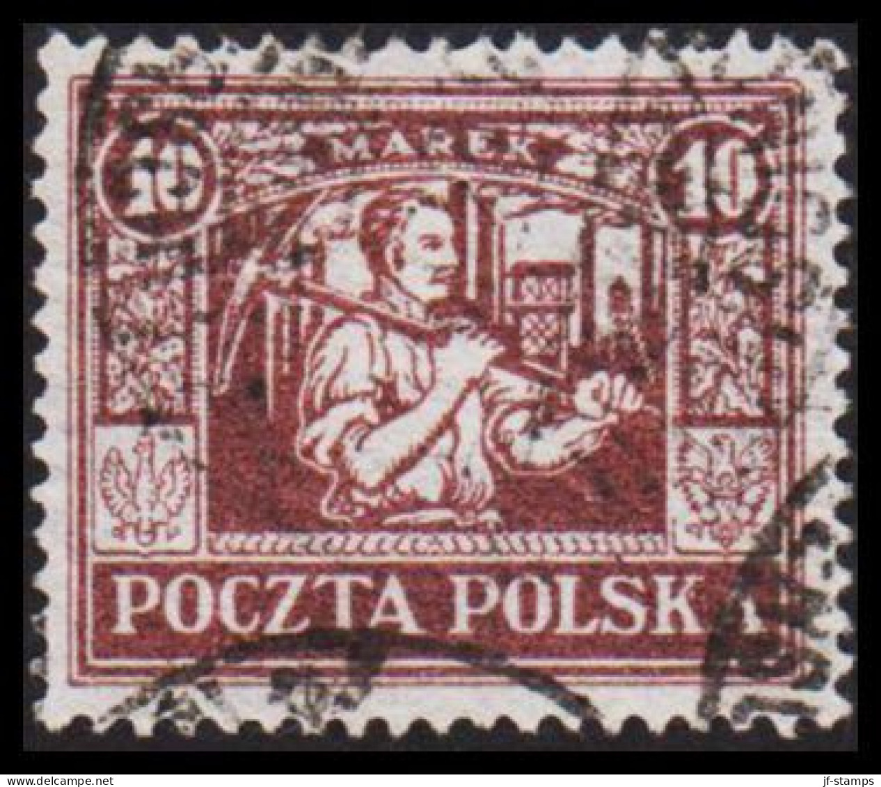 1922. Ostoberschlesien. Regular Issue 10 M  (Michel 14) - JF545931 - Slesia