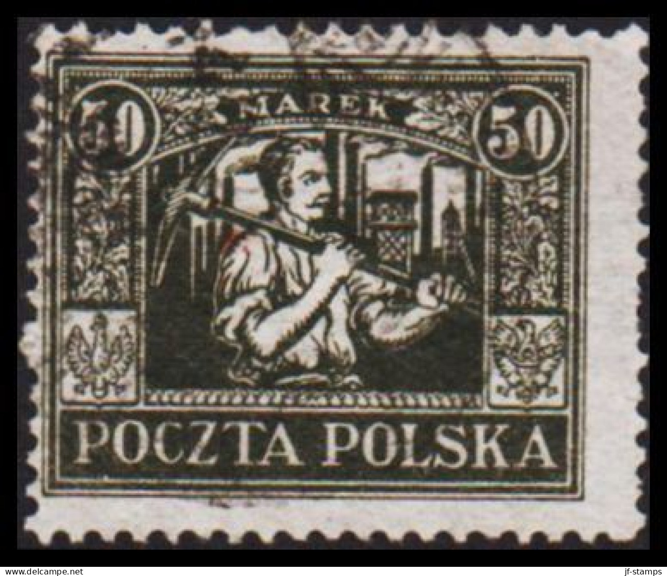 1922. Ostoberschlesien. Regular Issue 50 M  (Michel 16) - JF545933 - Slesia