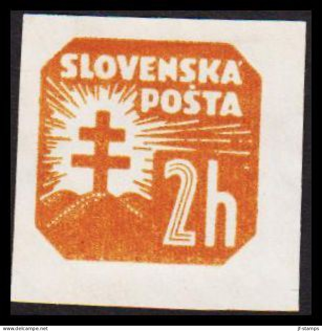 1939. SLOVENSKO 2 H Newspaper Stamp, Hinged.  (Michel 54) - JF545954 - Unused Stamps