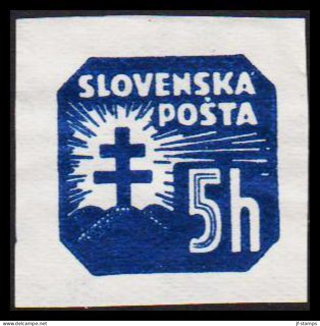 1939. SLOVENSKO 5 H Newspaper Stamp, Hinged.  (Michel 55) - JF545955 - Ungebraucht