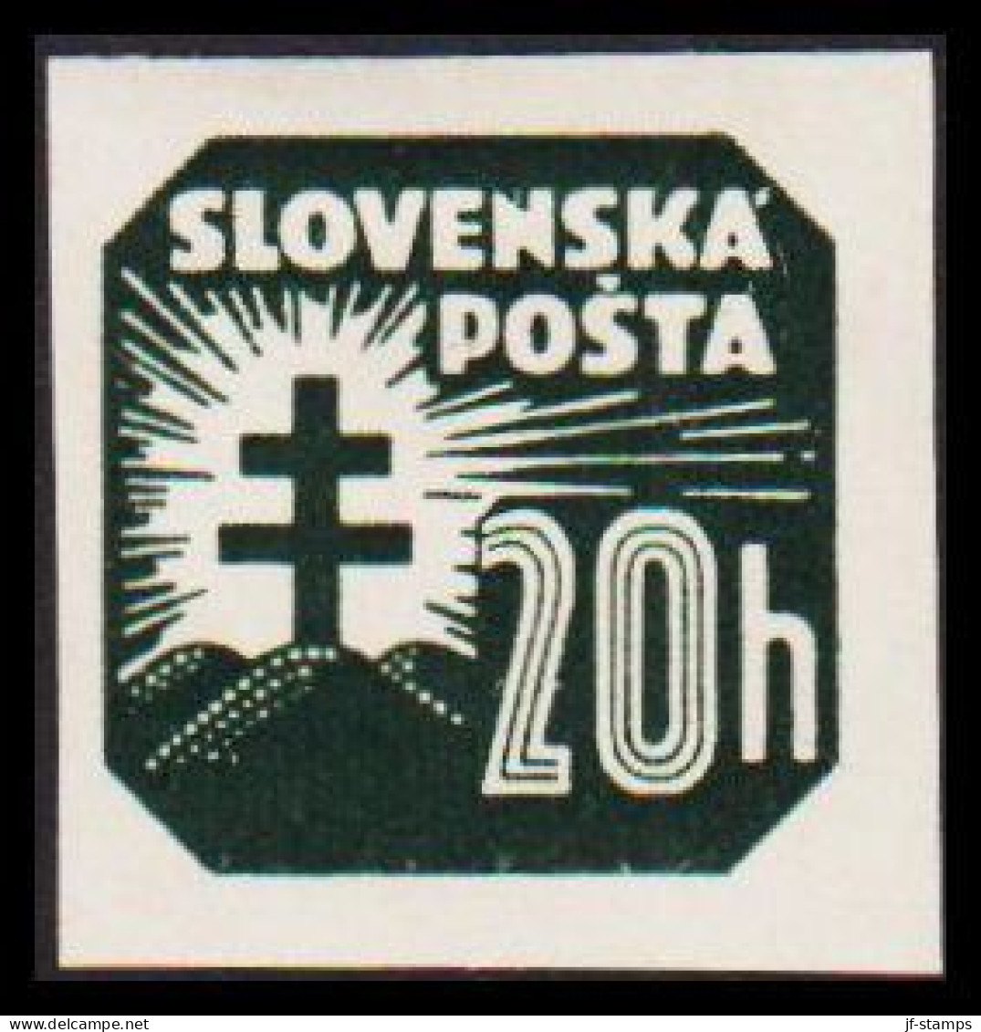 1939. SLOVENSKO 20 H Newspaper Stamp, Hinged.  (Michel 61) - JF545960 - Ongebruikt
