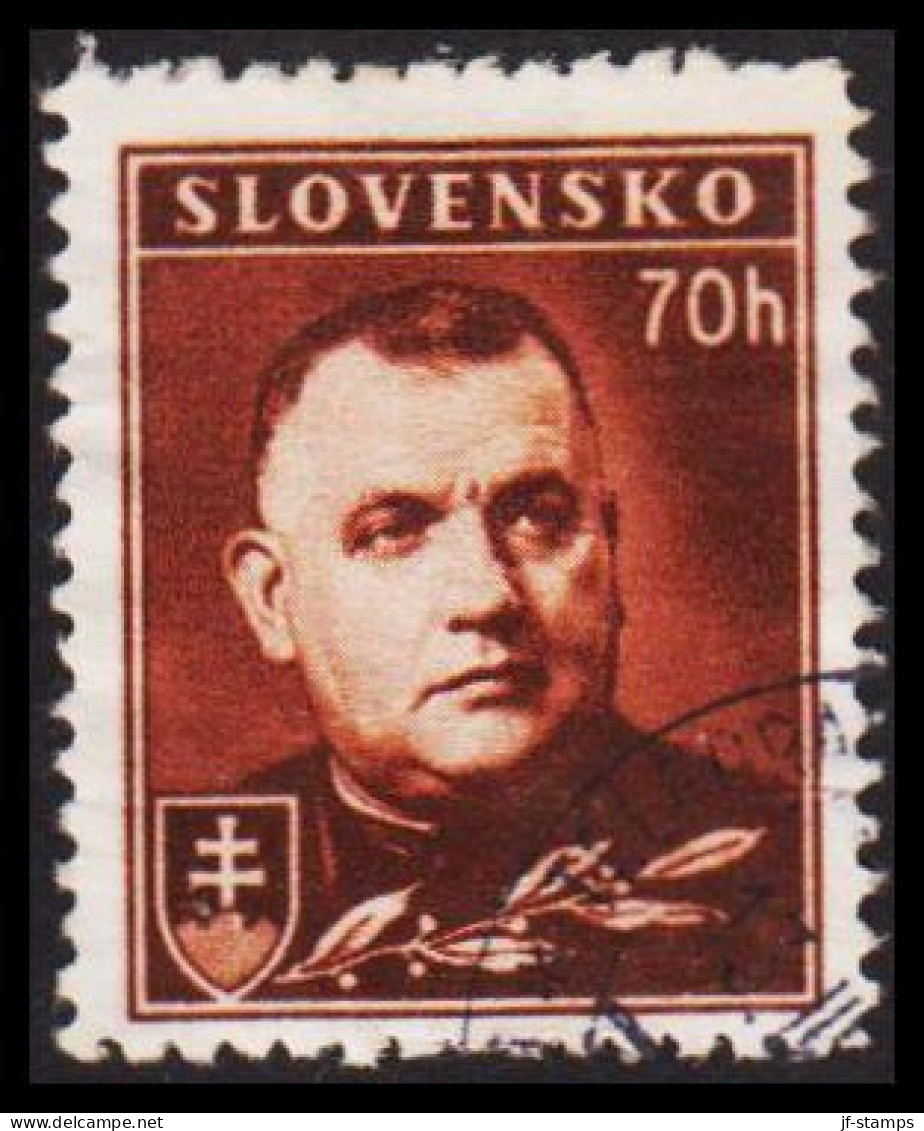 1939. SLOVENSKO Tiso 70 H. (Michel 68) - JF545973 - Used Stamps