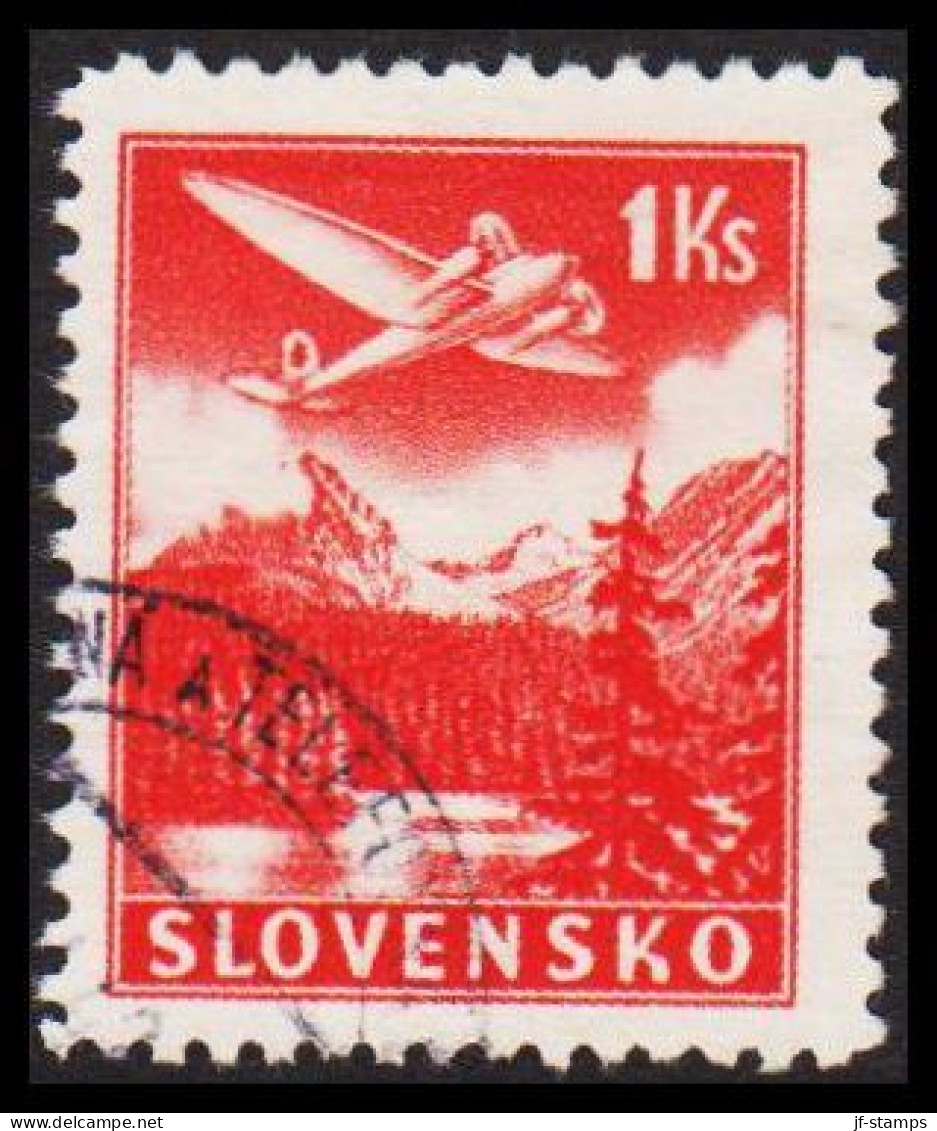 1939. SLOVENSKO AIR MAIL Heinkel He 111 1 Ks. (Michel 50) - JF545978 - Gebraucht