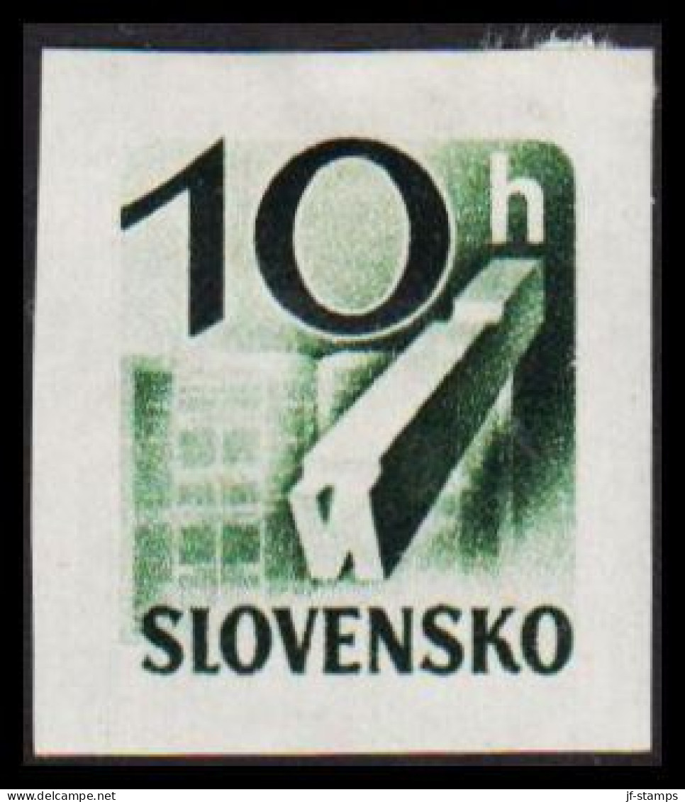 1943. SLOVENSKO Newspaper Stamp 10 H Hinged.  (Michel 115) - JF545991 - Unused Stamps