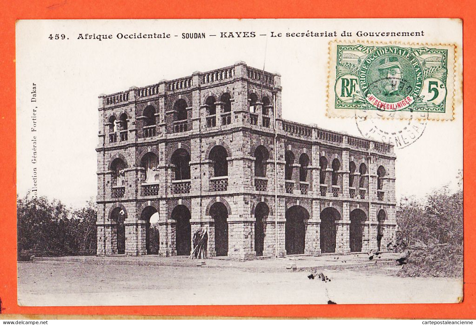 32983 / ⭐ KAYES Soudan (•◡•) Secretariat Du Gouvernement 1909 à JEAN-JEAN Albi ◉ Collection Generale FORTIER Dakar 459 - Sudan