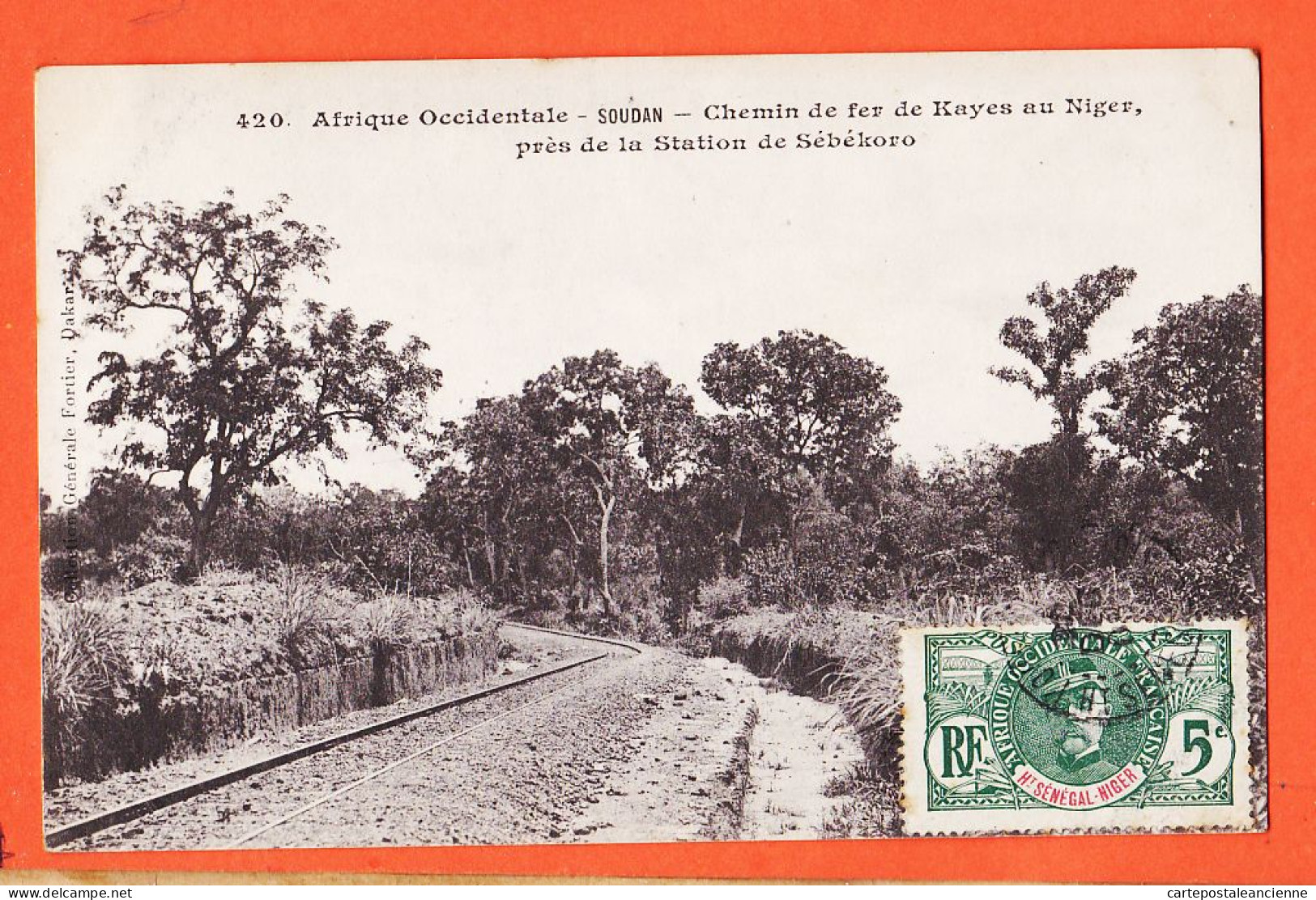 32999 / ⭐ (•◡•) SEBEKORO Brousse Près Station ◉ Chemin De Fer KAYES Au NIGER Soudan 1909 à JEAN-JEAN Albi ◉  FORTIER 418 - Soedan