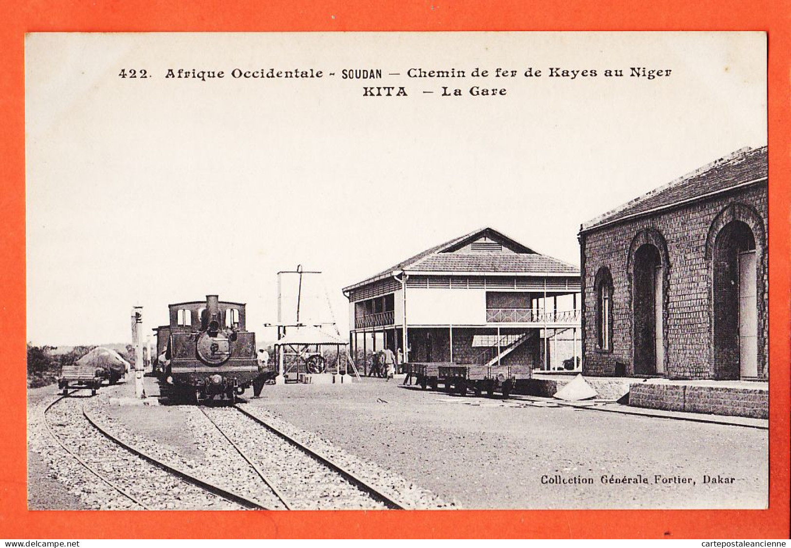 32997 / ♥️ (•◡•) KITA Train En Gare ◉ Chemin Fer KAYES Au NIGER Soudan 1905s ◉ Collection Generale FORTIER 422 A.O.F - Sudan
