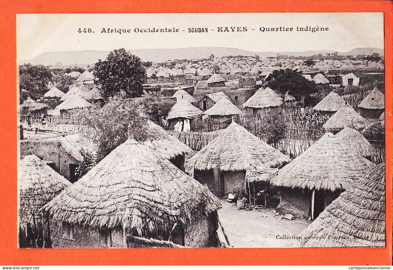 32980 / ⭐ KAYES Soudan (•◡•) Quartier Indigène 1910s ◉ Collection Generale FORTIER Dakar 448 Afrique Occidentale - Sudán