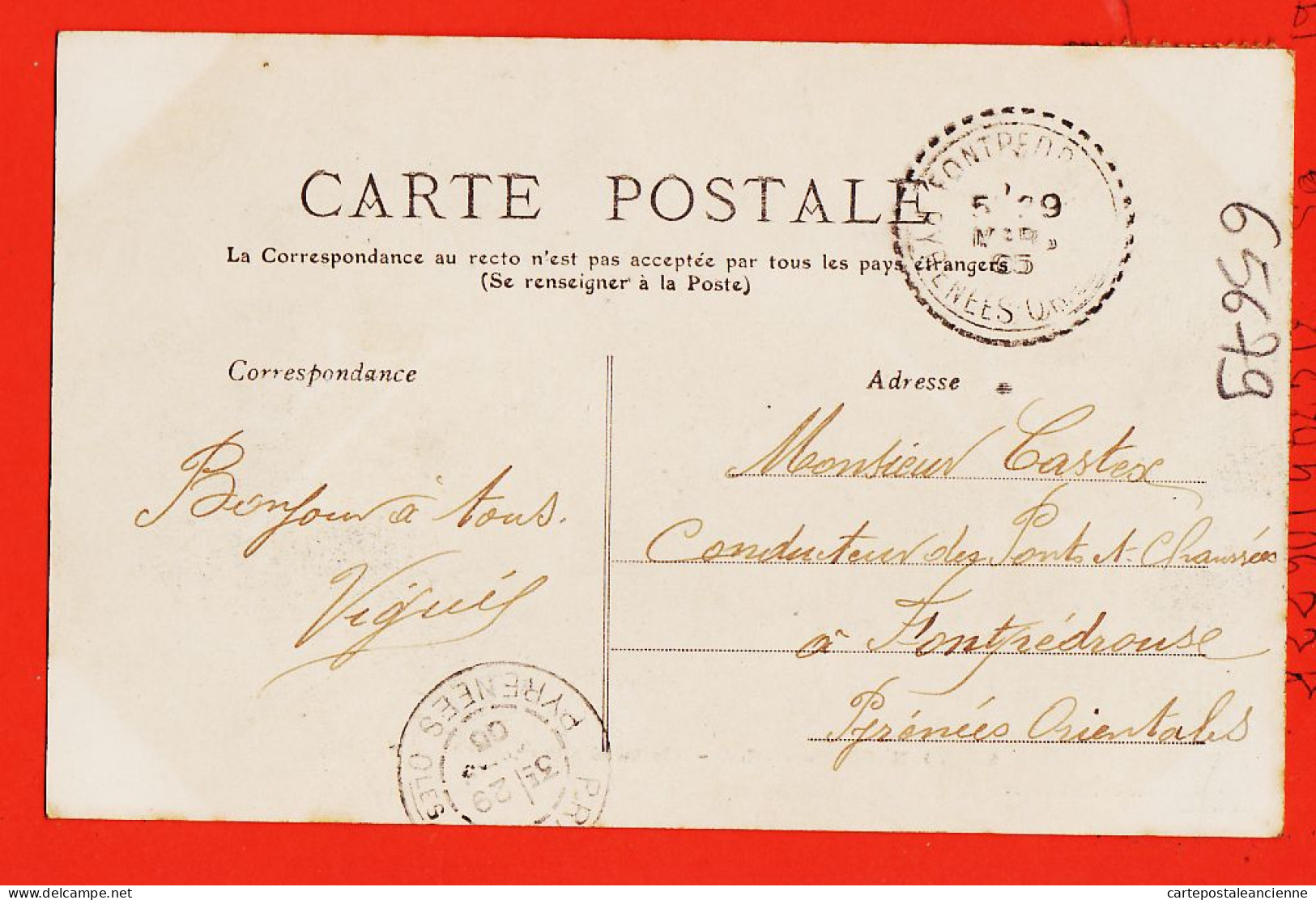 32946 / ⭐ 17-ROCHEFORT-sur-MER (•◡•) Hopital Maritime Entrée Pavillon 1905 à CASTEX Fontpedrouse ◉ Gal. Parisiennes 6 - Rochefort