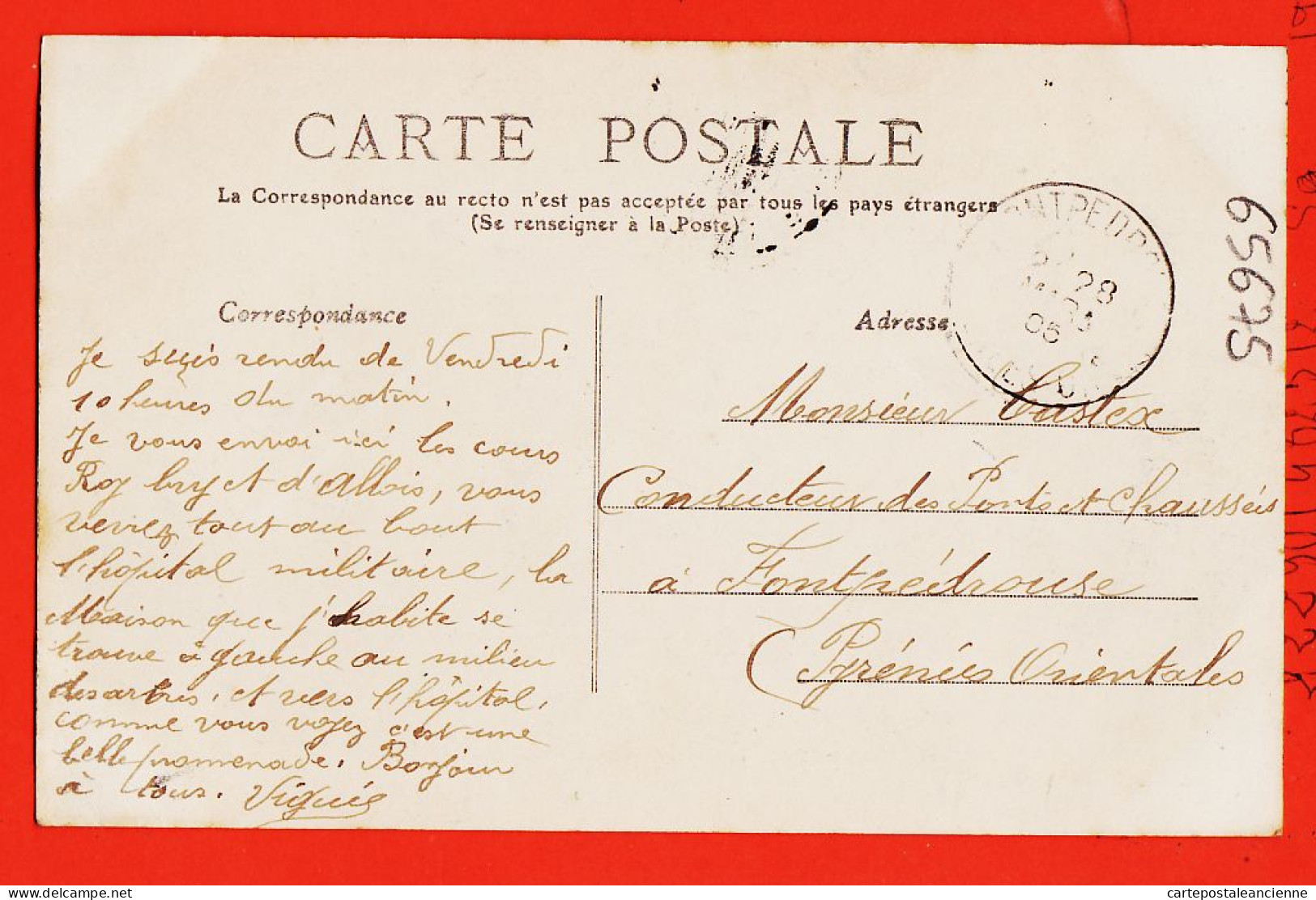 32942 / ⭐ 17-ROCHEFORT-sur-MER (•◡•) Cours ROY BRY Et ABLOIS 1906 à CASTEX Fontpedrouse ◉ Galeries Parisiennes 13 - Rochefort
