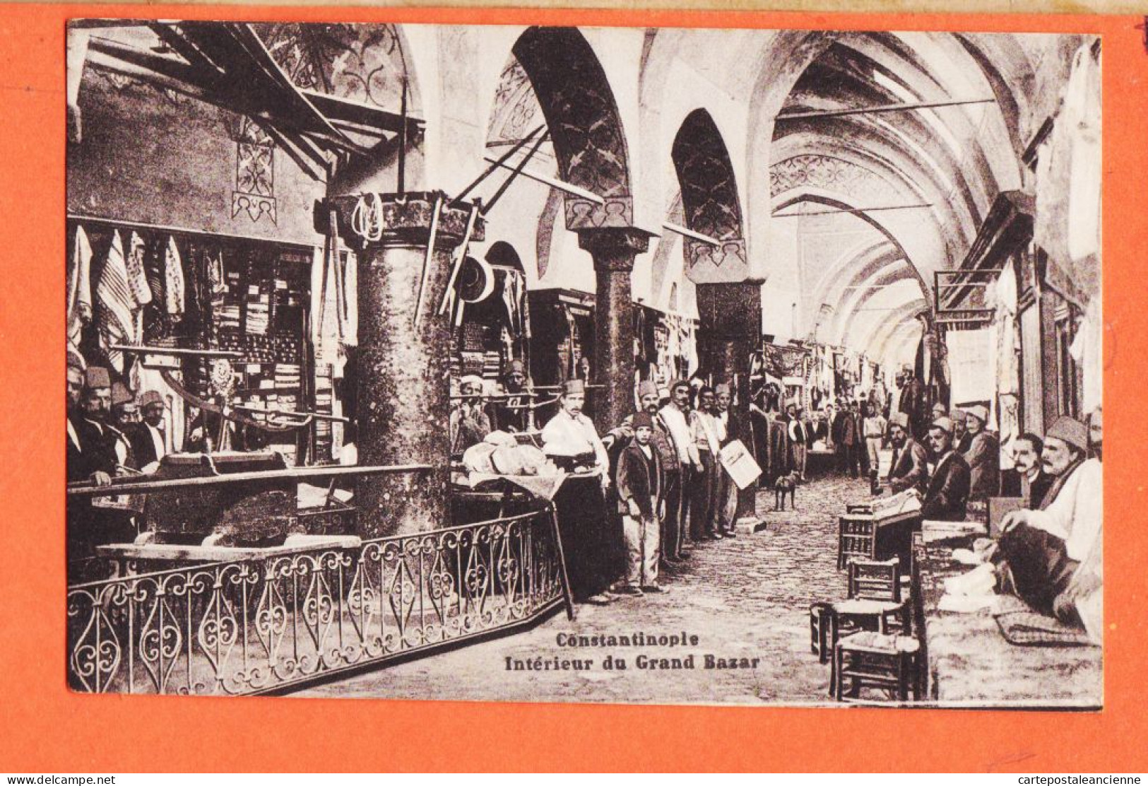 32855 / ⭐ ◉ CONSTANTINOPLE Turquie  (•◡•) Intérieur Du GRAND BAZAR 1910s ◉ Editeur M.J.C 3 - Turkey