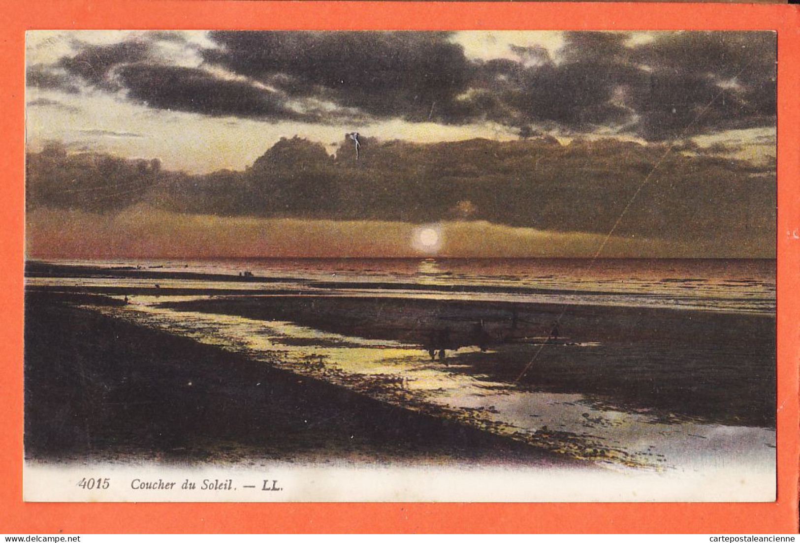 32814 / ⭐  (•◡•) Coucher De Soleil 1910s ◉ LEVY LL-4015 - Tegenlichtkaarten, Hold To Light