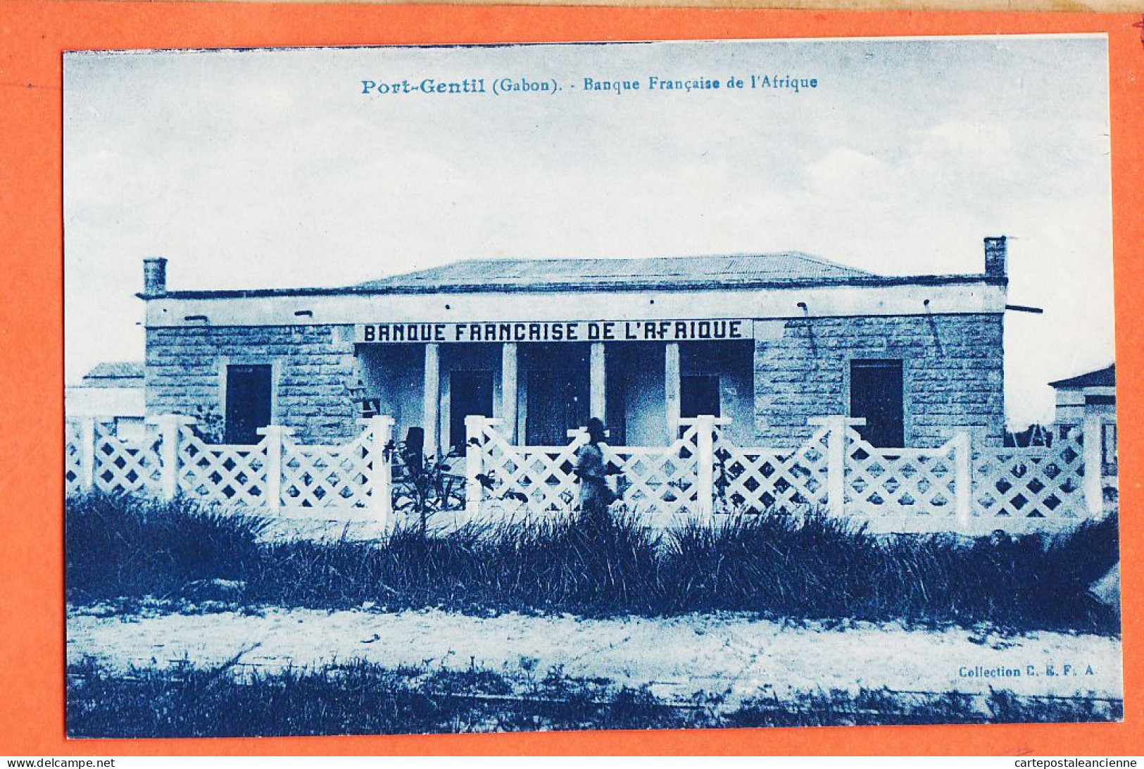 32790 / ♥️ ⭐ PORT-GENTIL (•◡•) Gabon ◉ Banque Française De L'AFRIQUE 1920s ◉ Collection C.E.F.A CEFA  - Gabon