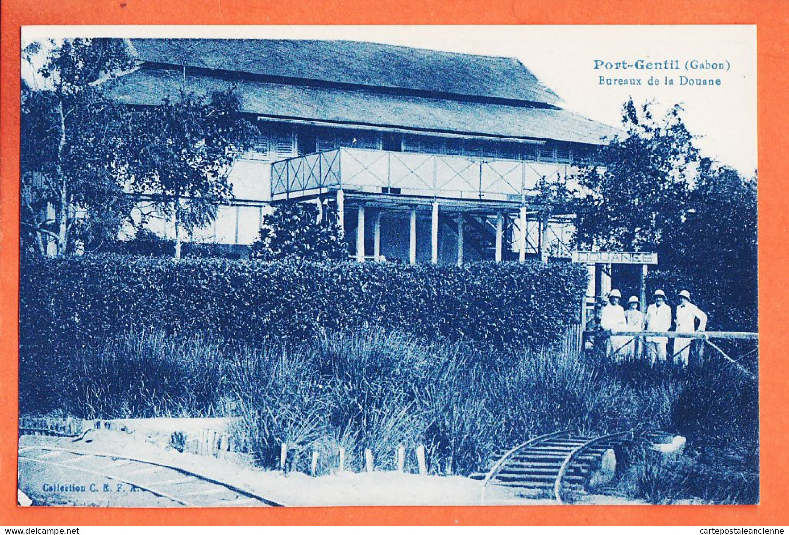 32784 / ♥️ Rare PORT-GENTIL (•◡•) Gabon ◉ Bureaux De La Douane 1920s ◉ Collection C.E.F.A CEFA  - Gabun