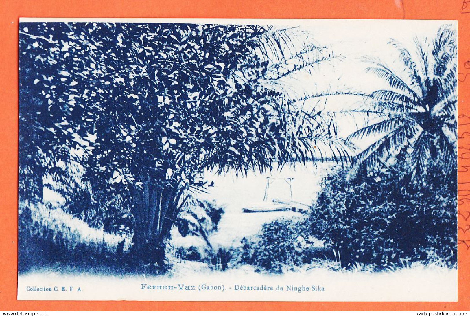 32781 / ⭐ FERNAN-VAZ (•◡•) Gabon ◉ Debarcadere De NINGHE-SIKA 1920s ◉ Collection C.E.F.A CEFA  - Gabon