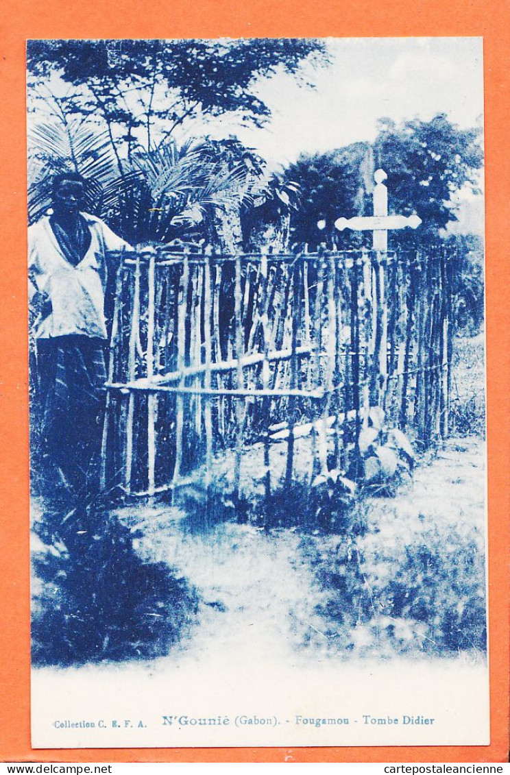 32764 / ⭐ N'GOUNIE (•◡•) Gabon ◉ FOUGAMOU Tombe DIDIER 1920s ◉ C.E.F.A CEFA - Gabun