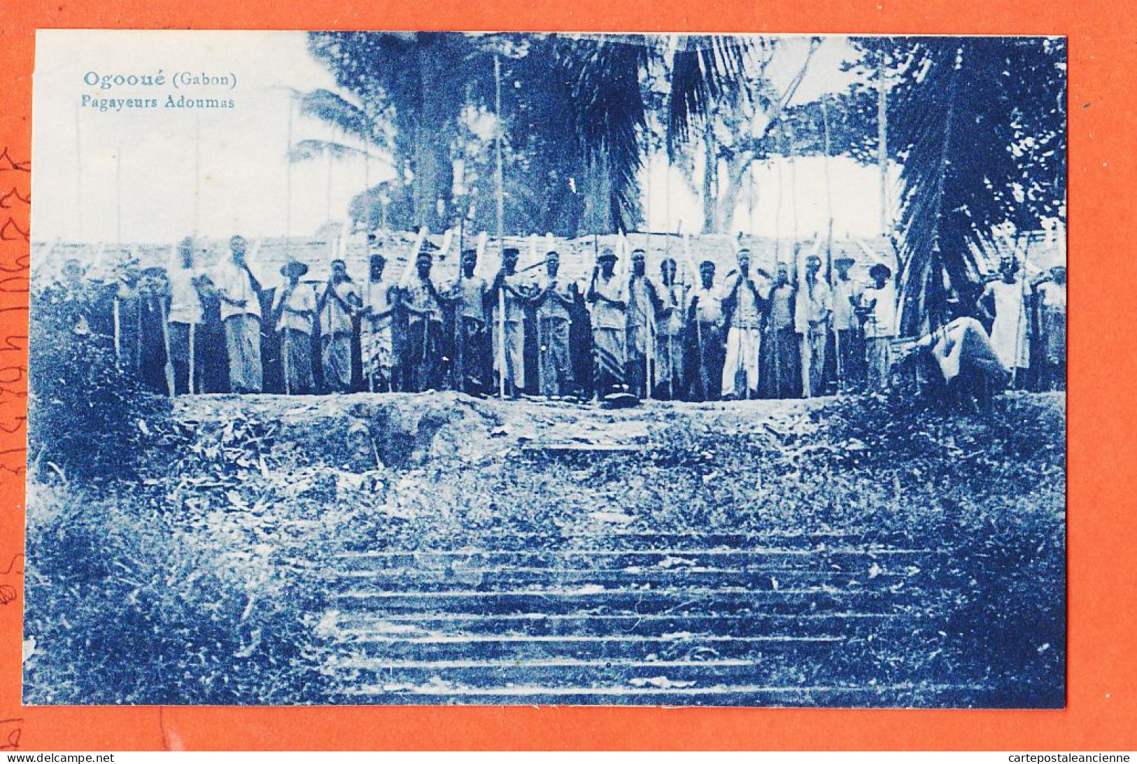 32754 / ⭐ Ethnic Gabonais OGOOUE (•◡•) Gabon ◉ Pagayeurs ADOUMAS 1920s ◉ Collection C.E.F.A CEFA  - Gabon