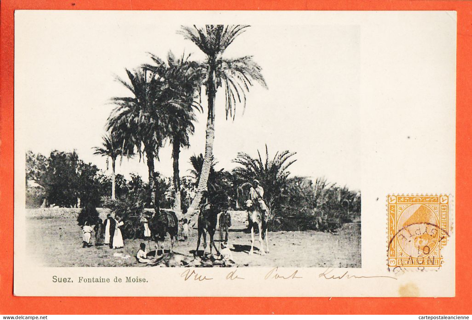 32700 / ⭐ (•◡•) Egypte SUEZ ♥️ Fontaine De MOISE 1900s - Suez