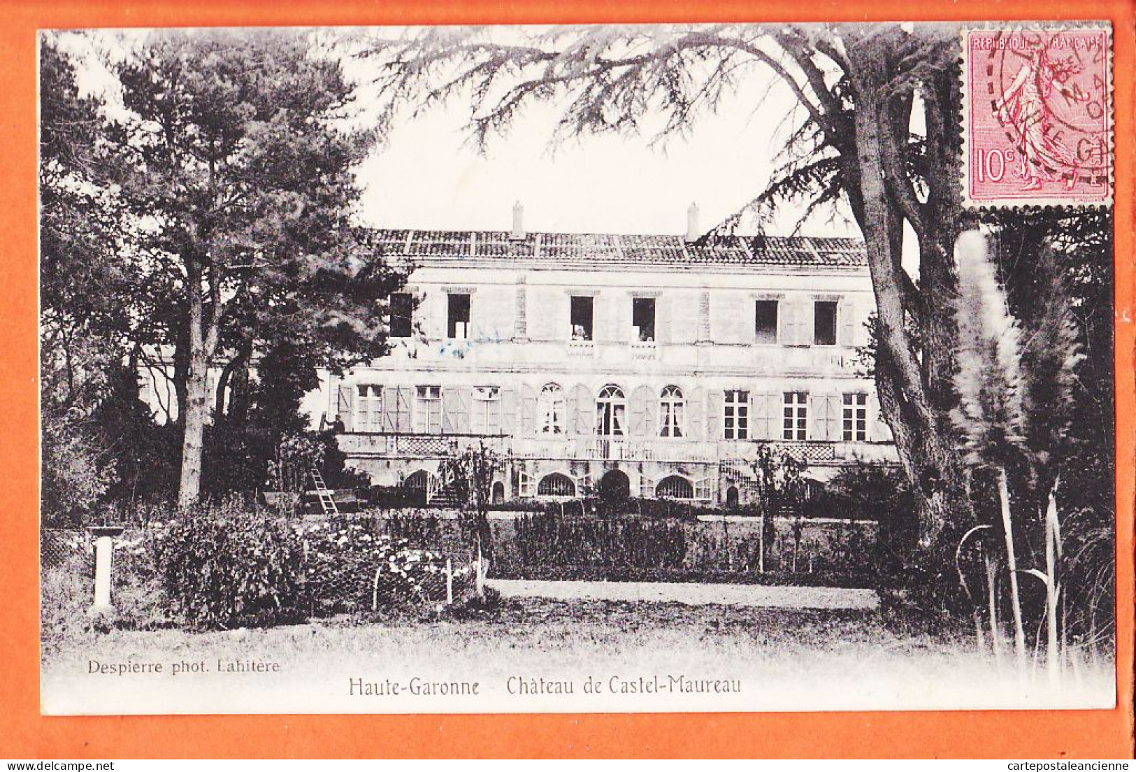 32669 / ♥️ (•◡•) Introuvable ! Haute-Garonne Chateau CASTEL-MAUREAU 1905 à CASTEX Fontpedrouse-DESPIERRE Photo LAHITERE - Autres & Non Classés