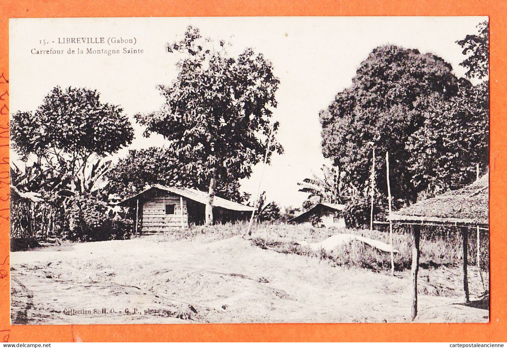 32573 / ♥️ (•◡•) PORT-GENTIL Gabon ◉ Société HAUT-OGOOUE Pavillon De La Direction 1910s ◉ Collection S.H.O Photo G.P 142 - Gabon