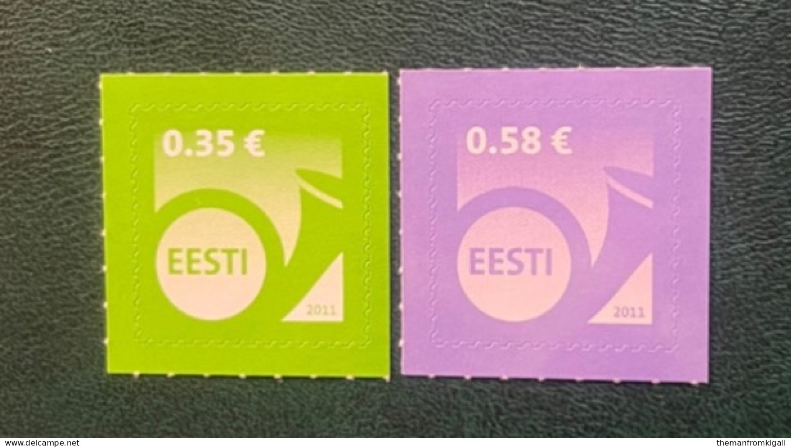 Estonia 2011 - Post Horn - Self Adhesive Stamps. - Estonia