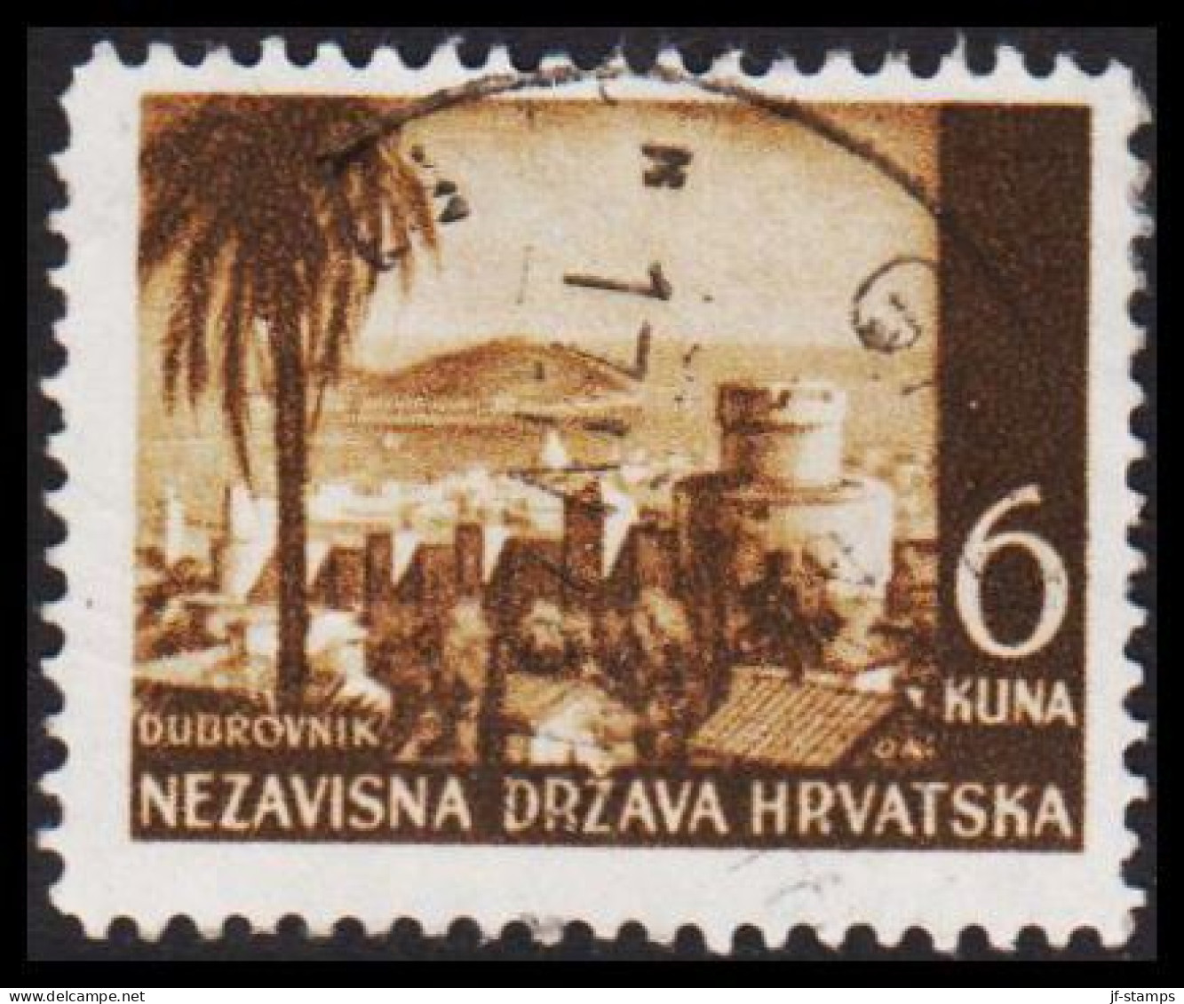 1941-1942. HRVATSKA Landscapes 6 KUNA.  (Michel 57) - JF546051 - Croatie