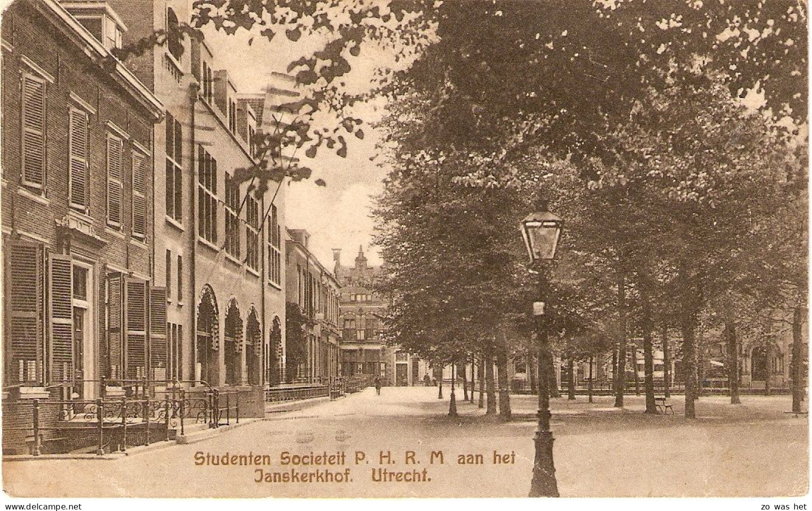 Utrecht, Studenten-Sociteit P.H.R.M. Aan Het Janskerkhof - Utrecht