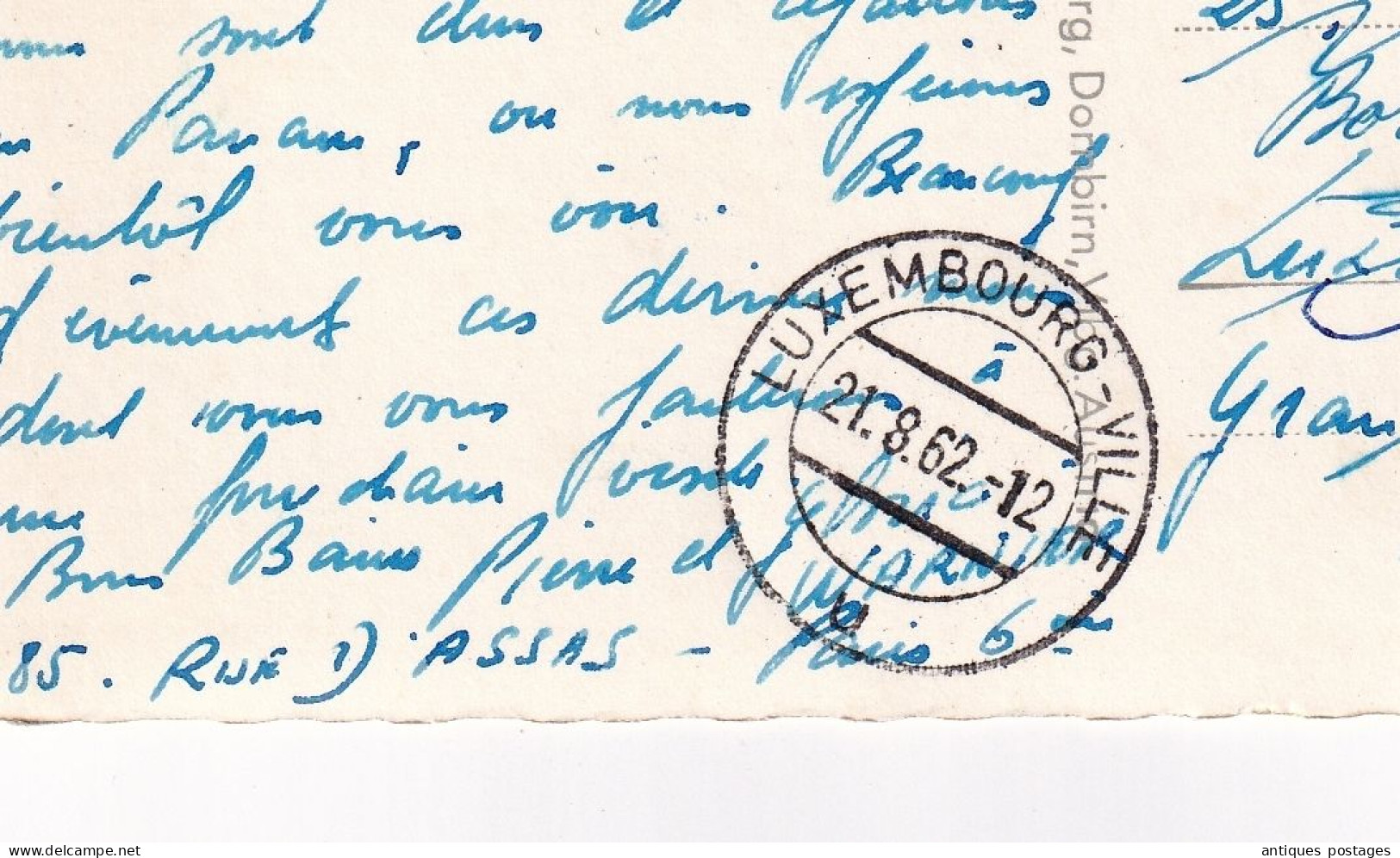 Deutschland 1962 Radolfzell Luxembourg N'Habite Pas à L'Adresse Indiquée Redirigée Sur Bordeaux Gironde - Storia Postale