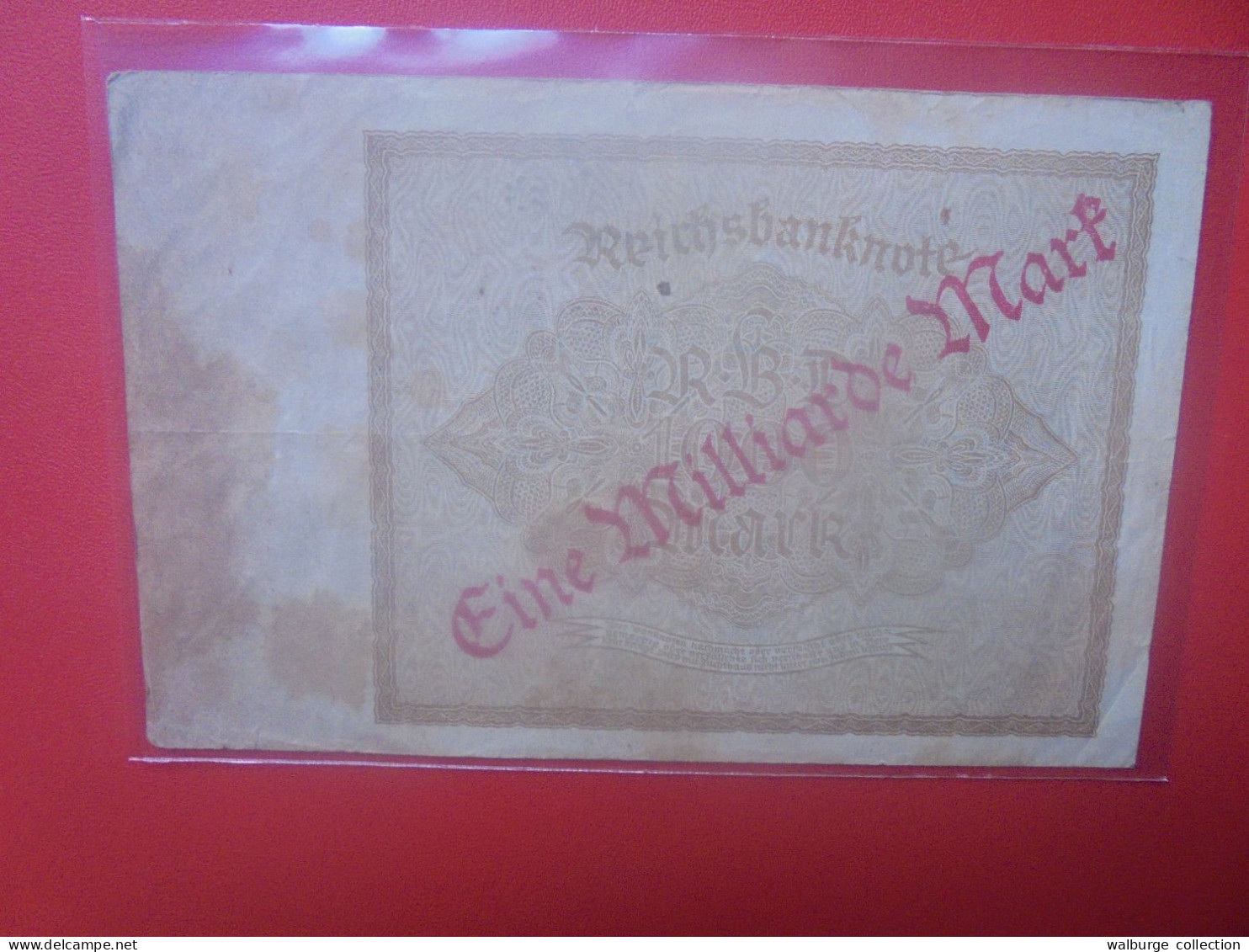 Reichsbanknote 1 MILLIARD/1000 MARK 1922/23 Circuler (B.33) - 1 Milliarde Mark